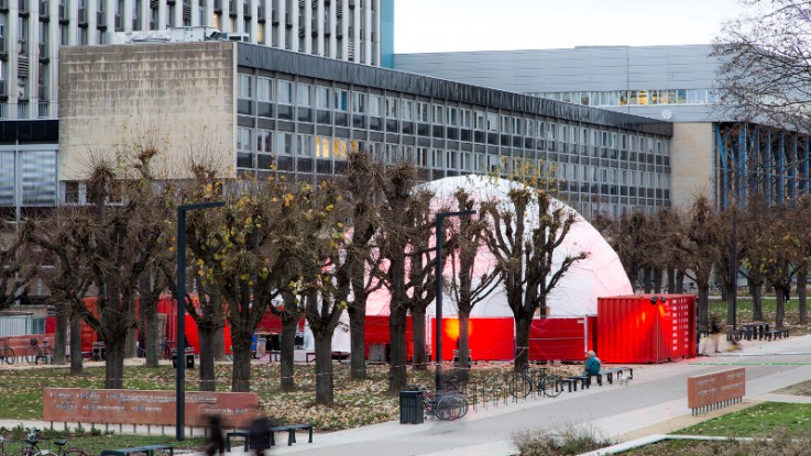 Parcours artistique Campus Esplanade 2015 / Crédits photo Philippe Groslier